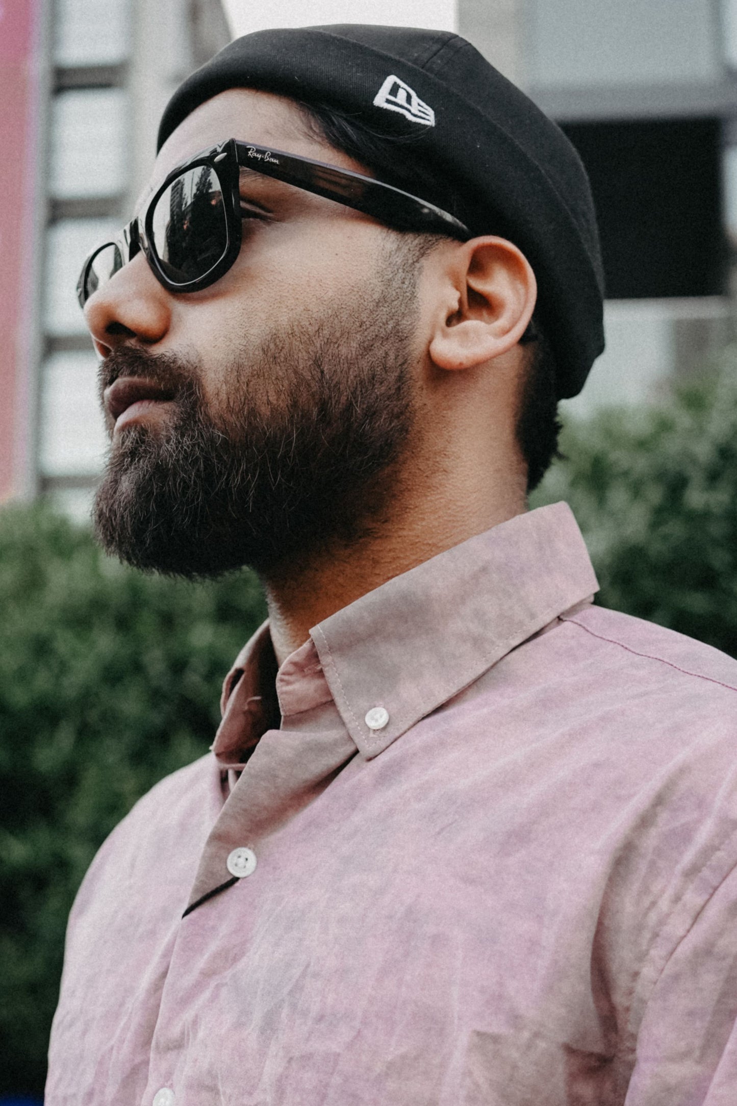 Imported Jordan print collar shirt