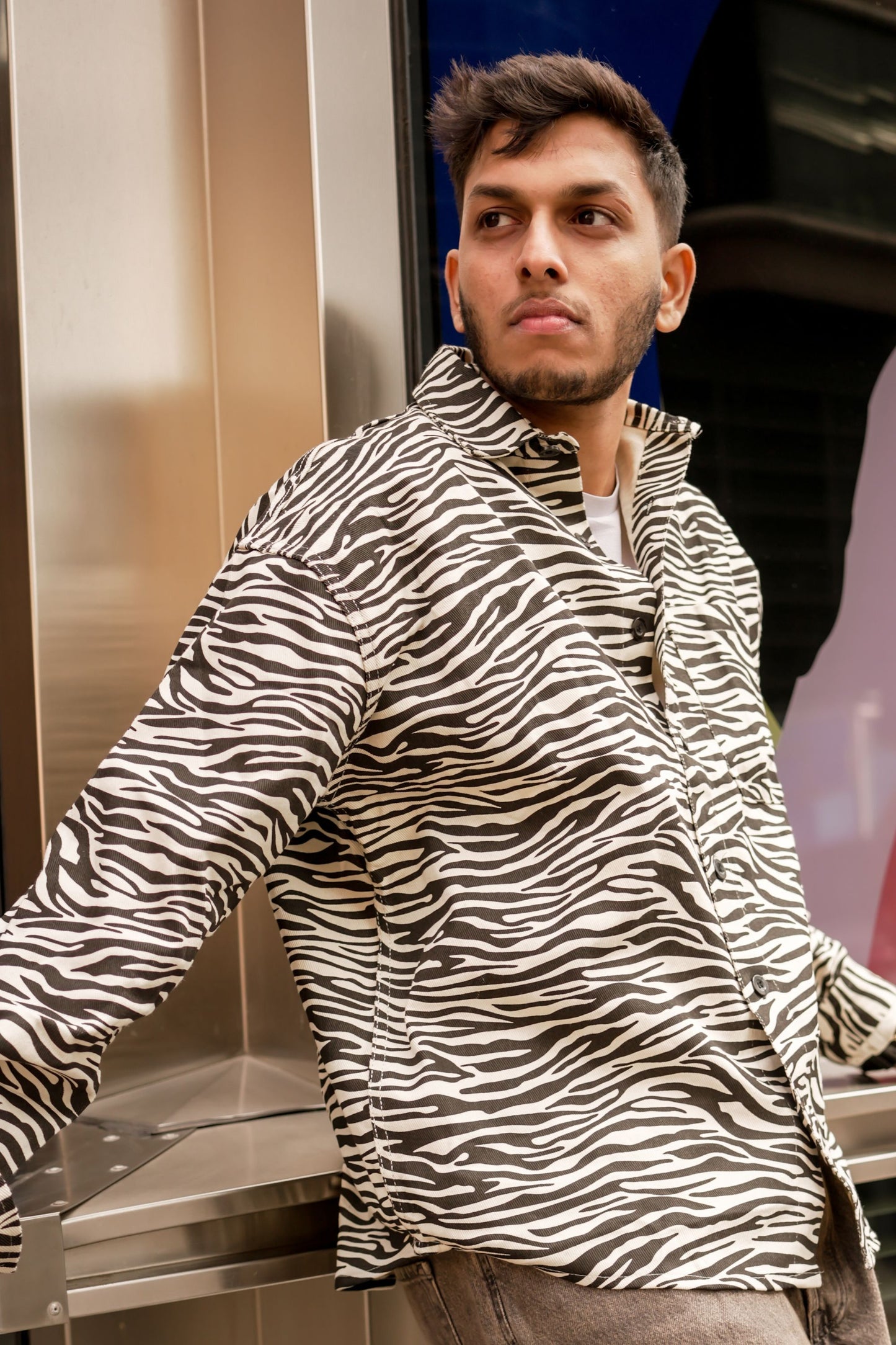 Imported full sleeve printed shirt