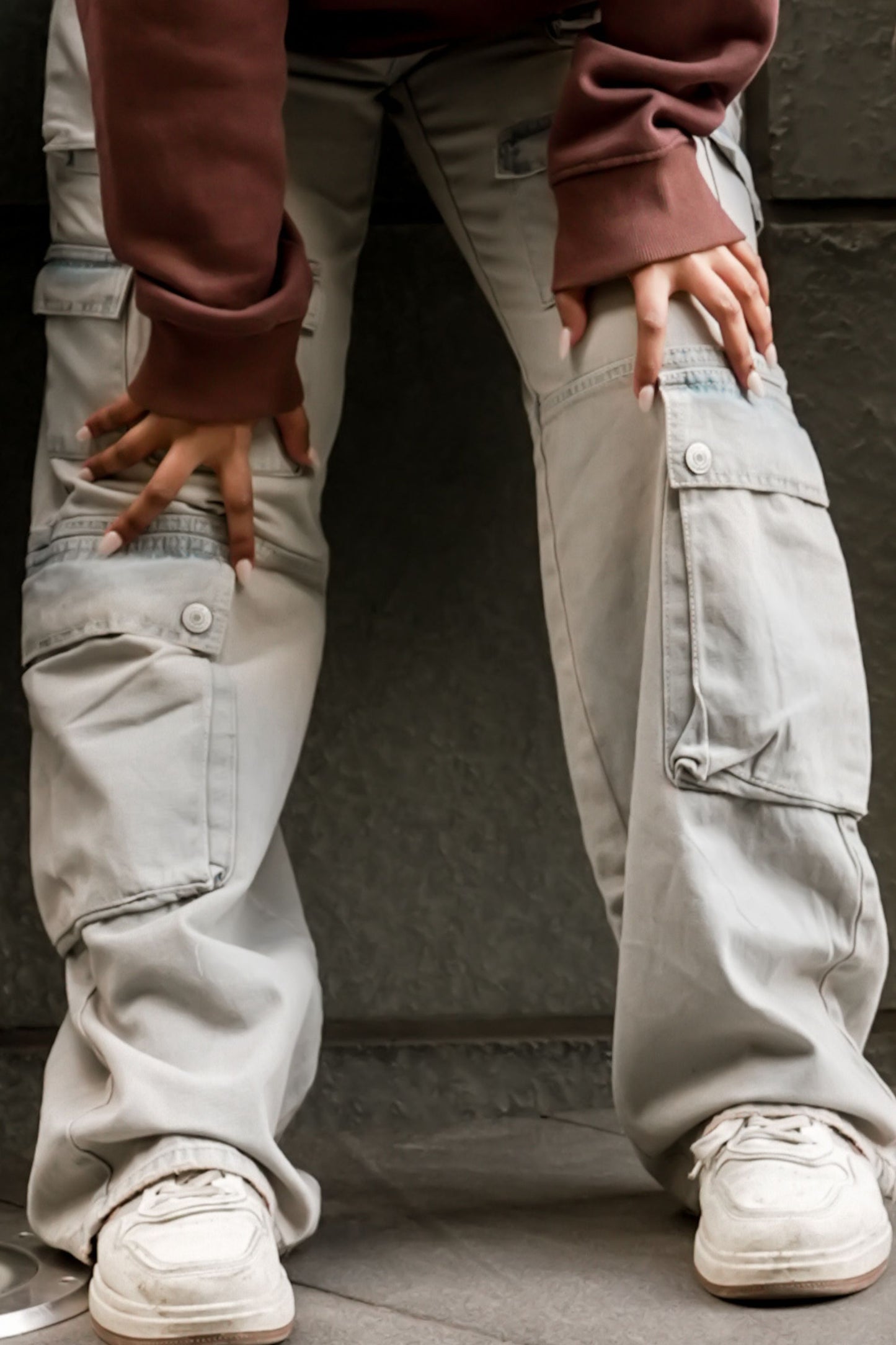 Cargo Denim Straight fit Jeans
