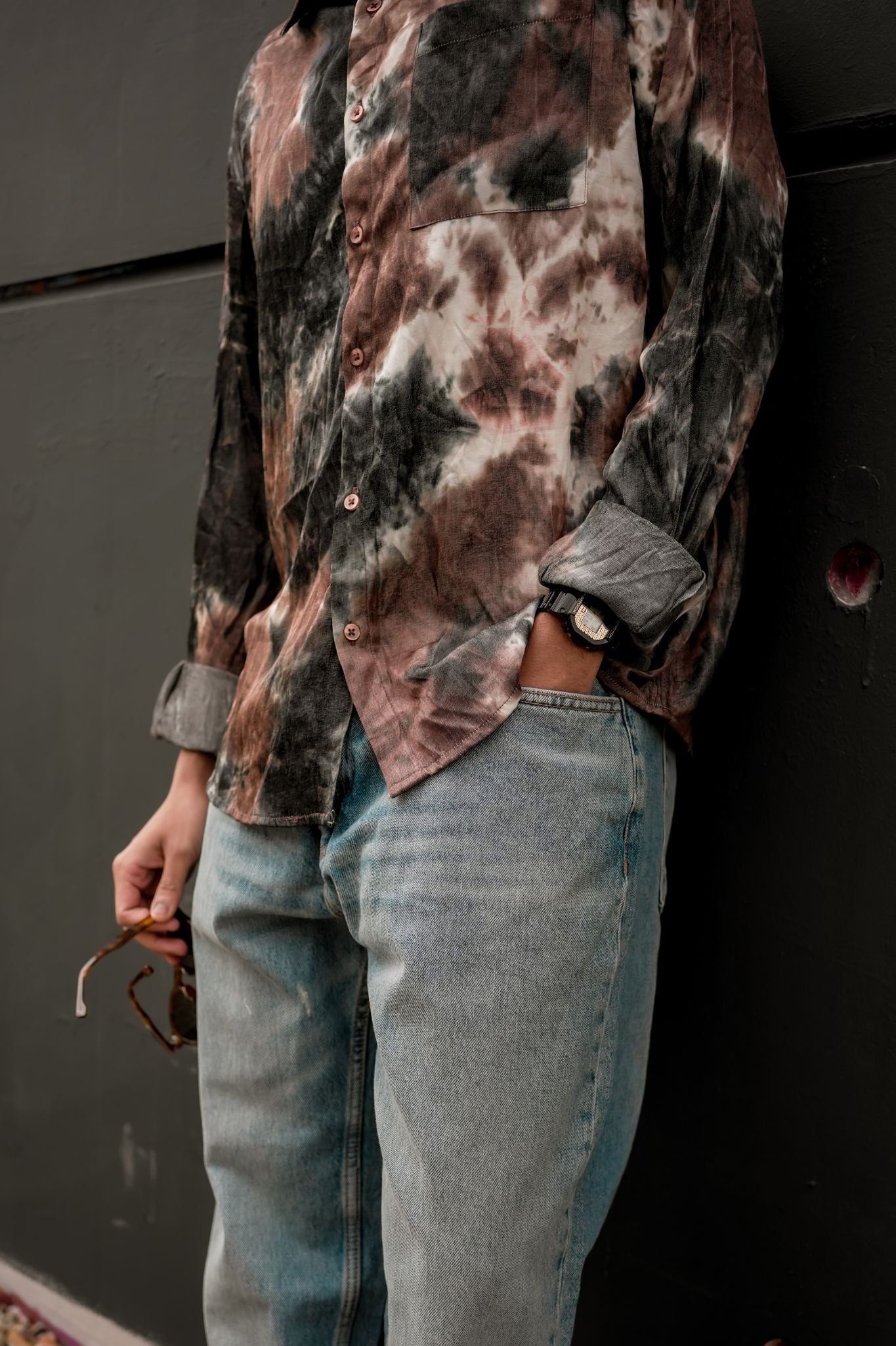 Full Sleeve Tie-Dye Shirt